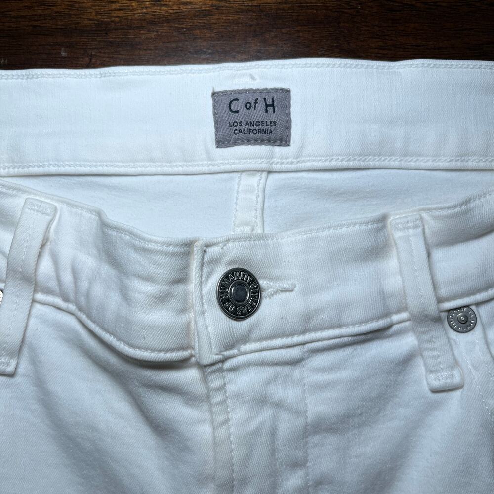 Citizens of Humanity Skinny Jeans Rocket Crop High Rise White Sculpt Size 29 - Picture 7 of 13